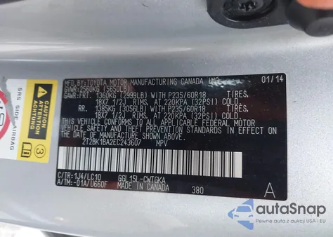 2014 Lexus Rx 350 из США, поврежденный, VIN 2T2BK1BA2EC243607